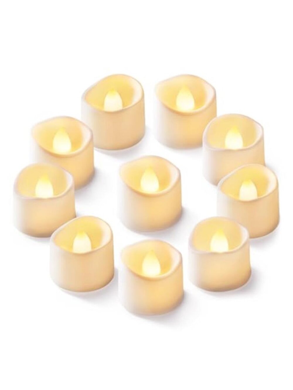 24Pcs Flickering Flameless Candle Battery Operated, 200+Hours Fake Electric LED